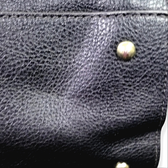 Liz Claiborne Black Laptop Bag Briefcasw with Structured Pebbled Design - Picture 11 of 16